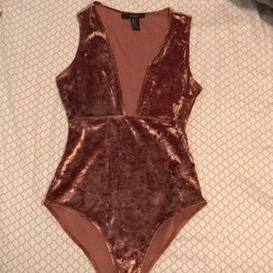 Velour Body Suit